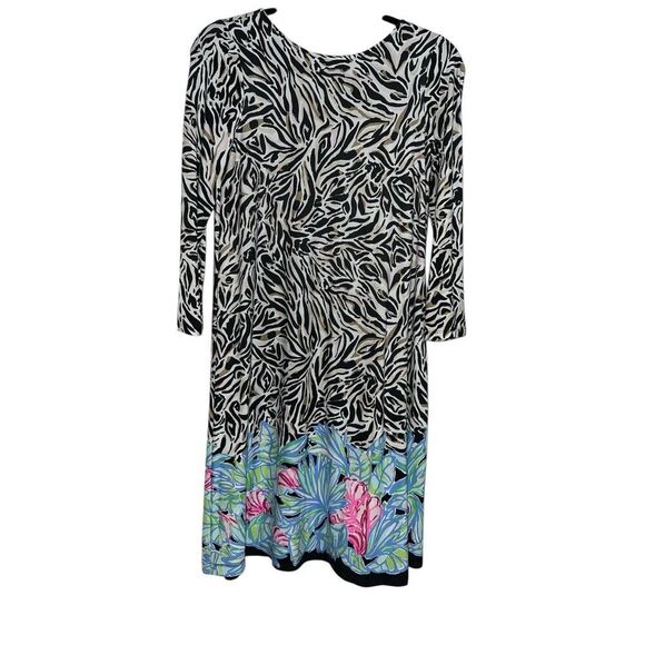 Lilly Pulitzer SMALL Onyx Zebras CAN YOU ZEE ME OPHELIA DRESS Swing Trapeze - Picture 1 of 6